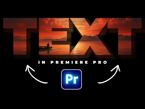 How To Add VIDEO Inside TEXT In Premiere Pro