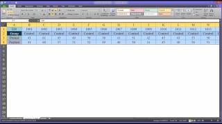 Transposing Arrays in Excel