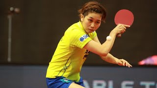 【卓球】 驚異的な粘りでラリーをせいしていく！カットマン佐藤瞳選手【女子】Sato Hitomi 【Table tennis】