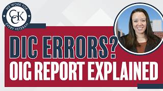 Did VA's Automated System Get Your DIC Claim Wrong?