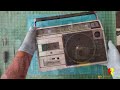 national panasonic rx1740 rare fault in this 80s vintage radio cassette recorder 4k