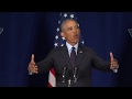 President Barack Obama speaks at the University of Illinois, September 7, 2018