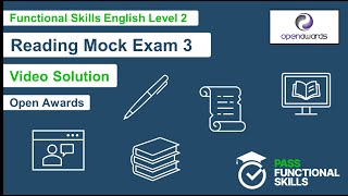 Pass Functional Skills - Open Awards Reading Mock Exam 3