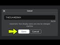 How To Change Roblox Display Name Without Waiting 7 Days (NEW) - Remove Your Display Name On ROBLOX