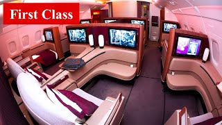 Qatar Airways A380 First Class Flight from Doha to Sydney (+ First Class Lounge)