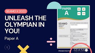 SEAMO X 2022 Training - Paper A