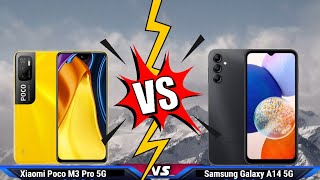 Samsung Galaxy A14 5G vs Xiaomi Poco M3 Pro 5G vs
