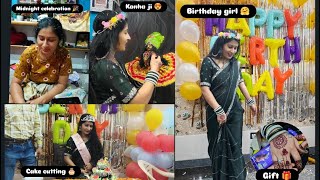 Birthday Vlog 🎂 Surprise gift🎁 celebration 🎊 #nidhikashyapvlogs #birthdaycelebration