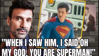 Frank Grillo on why  David Corenswet is the  PERFECT choice to play Superman!