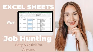 Excel Sheets for Job Hunting | Organized \u0026 Efficient Way to Search