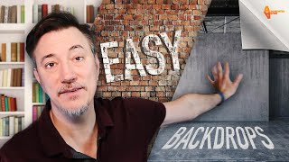 Hang Backdrops Without the Hassle - Easy \u0026 Cheap Setup