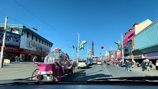 Sunny Blackpool Prom Drive