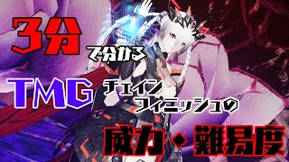 【PSO2】3分で分かるTMGチェインフィニッシュの威力・難易度