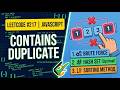 217  Contains Duplicate - LeetCode JavaScript