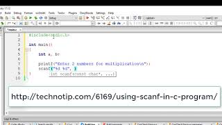 Multiplication of Two Numbers: C Programming