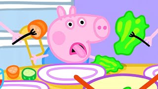 Peppa Pig in Hindi - Lunch - Dopahar ka Khaana - हिंदी Kahaniya - Hindi Cartoons for Kids