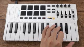 Donner Professional Mini DMK25 | 25 Key USB MIDI Keyboard Controller