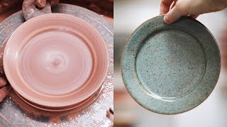 How to Throw and Trim a Small Pottery Plate — Narrated Version