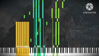 Touhou 16 - The Concealed Four Seasons | IMPOSSIBLE PIANO REMIX [Black MIDI]