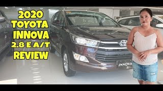 2020 TOYOTA INNOVA 2.8 E  A/T REVIEW