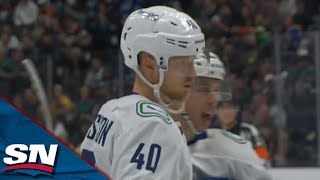 Canucks' Elias Pettersson Snipes Career-High 33rd Goal vs. Ducks