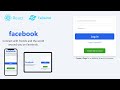 Create Facebook Login Form Using React & Tailwind