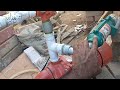 Double Bore Motor To DC Solar Motor Installation || Double Bore And DC Motor Together