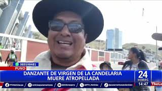 Puno: bailarina muere atropellada por una grúa durante fiesta de la Virgen de la Candelaria