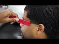 haircut tutorial difficult 720 waves cut mid taper crispy line up