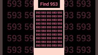 Find 953 #findnumber #subscribe #viralvideo #shorts #foryou #youtubeshorts