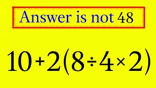 95% Get This Simple Math Problem WRONG!