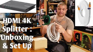 Monoprice Blackbird HDMI 4K Splitter : Unboxing \u0026 Set Up