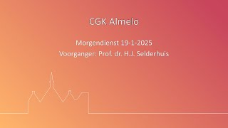 CGK Almelo 19-1-2025 morgendienst