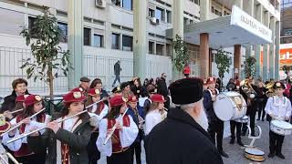 Η Φιλαρμονική Αγίου Γεωργίου έψαλε τα κάλαντα στο Δήμαρχο