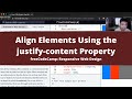 Align Elements Using the Justify Content Property (CSS Flexbox) freeCodeCamp Tutorial