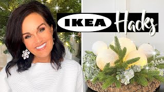 Shockingly EASY DIY IKEA Hacks for Christmas + Shop w/ Me!