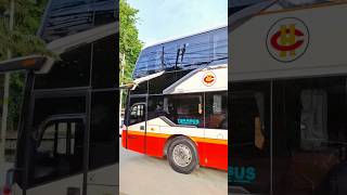 BIKIN KAGUM😱BUS TRIPLE DECKER PALING SPESIAL #bus #harapanjaya #viralvideo #shorts #fyp