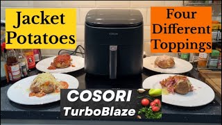 “4 Perfectly Cooked Jacket Potatoes in the Cosori TurboBlaze Air Fryer”