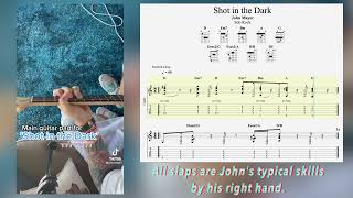 Main guitar part for 'Shot in the Dark'--John Mayer--Sob Rock