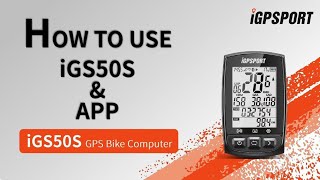 iGS50S｜How to use iGS50S