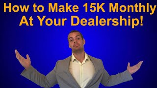 Car Sales - The 3 Keys to Making 6 figures Selling Cars ! Salesman Tips