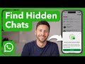 How To Find Hidden Locked Chats On WhatsApp