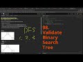 Leetcode MEDIUM Problem 98. Validate Binary Search Tree | DevOps Python Practice