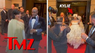Kris And Kylie Jenner Stun Fans With Gorgeous Dresses On The Way To Met Gala 2022 | TMZ