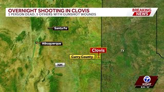 One dead, five wounded after overnight shooting in Clovis