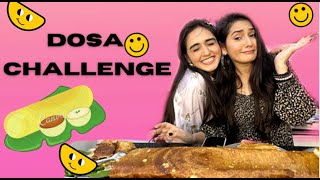Dosa Eating Challenge | Sharma Sisters | Tanya Sharma | Kritika Sharma |Bengaluru