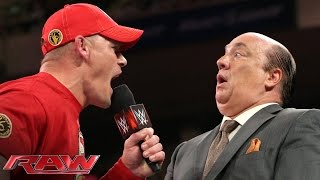 John Cena wants to show Brock Lesnar he’s ready for Night of Champions: Raw, Sept. 8, 2014