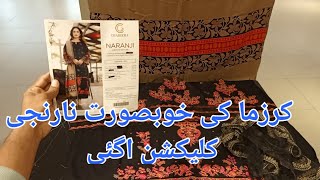 Charizma New Winter Unstitched | NARANJI | collection 2024...