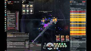 Eve Online CFC (Armorwaffe) VS NC. arranged 40vs40 AHAC fight