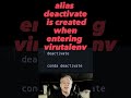 Leave/Exit/Deactivate an Python virtualenv 🐍 #shorts